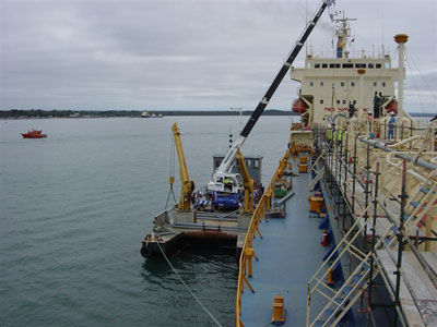 M.T. Kinna at anchorage